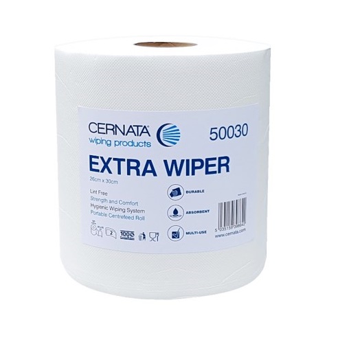 CERNATA WHITE Extra Wiper Roll 500 Sheets